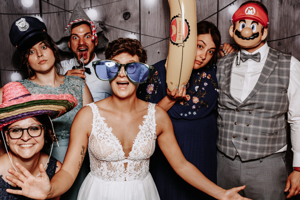 Beispiel für den Bildlook meiner Fotobox auf einer Hochzeit